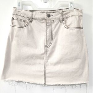 FOREVER 21 Crean Denim Mini Skirt SZ. MED